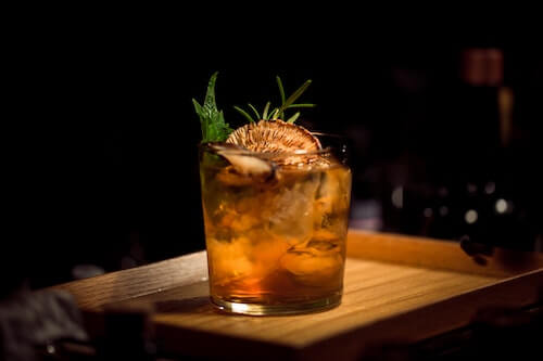 A craft cocktail at Nonno's Ristorante
