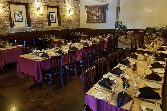Private dining room at Nonno's Ristorante